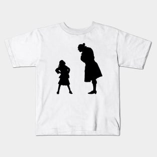 Matilda and Trunchbull from Matilda the Musical Kids T-Shirt